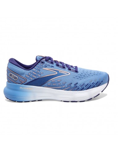 'Brooks' Women's Glycerin 20 - Blissful Blue / Peach / White Amélioration de cerveau avec