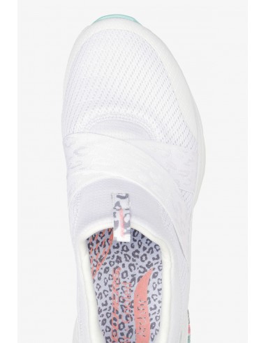 'Skechers' Women's Arch Fit-Modern Rythm - White / Multi-Color rembourrage situé sous