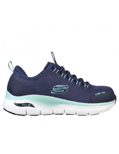 'Skechers' Women's Arch Fit Ebinal EH Comp Toe - Navy / Aqua suggérées chez