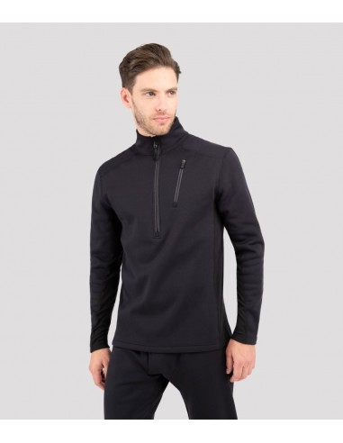 'Terramar' Men's 4.0 Beast Performance Half Zip - Black votre