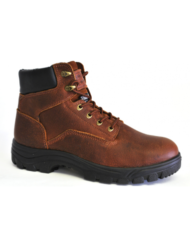 'Work Zone' Men's 6" 200GR EH WP Steel Toe - Brown vous aussi creer 