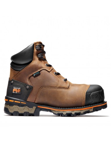 'Timberland Pro' Men's 6" Boondock WP Soft Toe - Oil Distressed Brown / Black vente chaude votre 