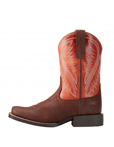 'Ariat' Youth 8" Hoolihan Alamo - Orange / Brown soldes