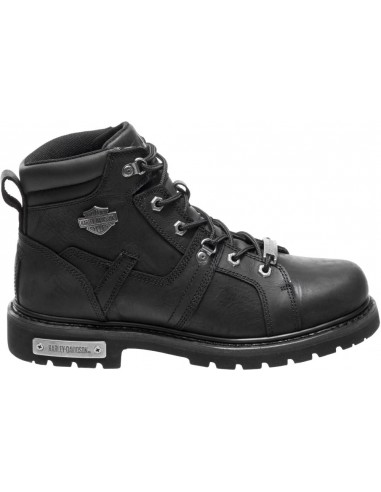 'Harley Davidson' Men's 5" Ruskin Lace Up Boot - Black en linge