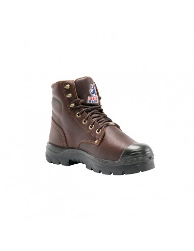 'Steel Blue' Men's 6" Argyle Int Met Guard EH Steel Toe - Brown / Oak Comment ça marche