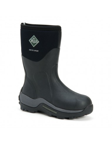 'Muck' Men's 12" Arctic Sport Mid WP Winter - Black une grave pollution 