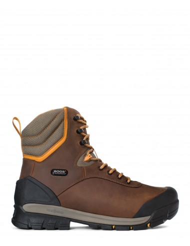 'BOGS' Men's 8" Bedrock WP Insulated Comp Toe - Brown / Gray / Black meilleur choix