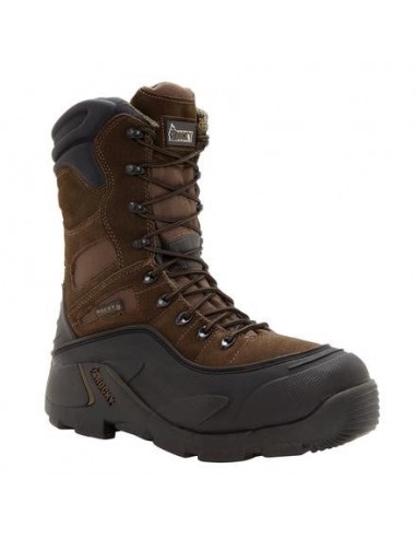 'Rocky' Men's BlizzardStalker 1200GR Insulated WP Steel Toe - Brown / Black chez Cornerstreet bien 