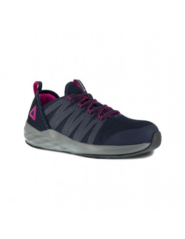 'Reebok' Women's Astride Athletic SR Steel Toe - Navy / Fuschia Toutes les collections ici