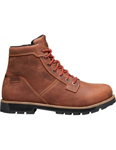 'Keen Utility' Men's 6" Seattle WP EH Aluminum Toe - Gingerbread Brown / Brick Red pas cher chine