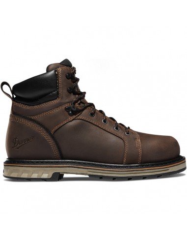 'Danner' Men's 6" Steel Yard EH Steel Toe - Brown destockage