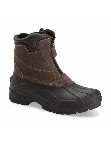 'Totes' Men's Glacier Zip Insulated Boots - Brown Faites des économies