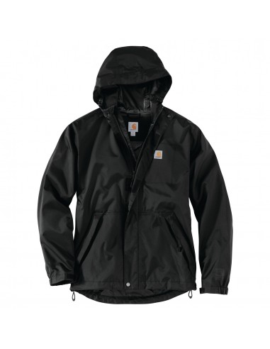 'Carhartt' Men's Dry Harbor WP Hooded Jacket - Black livraison et retour toujours gratuits