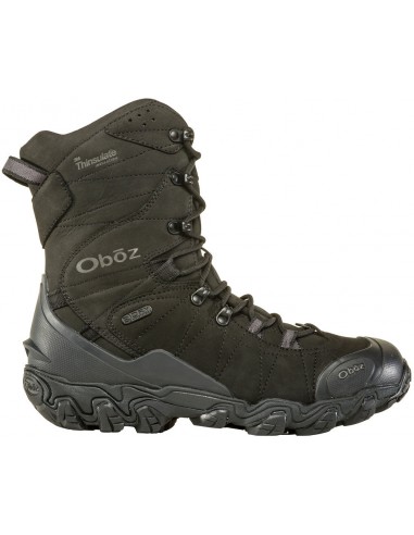 'Oboz' Men's 10" Bridger 400GR WP Boot - Black (Wide) en linge