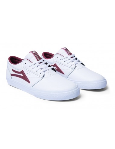 Griffin - White/Burgundy Leather sur le site 