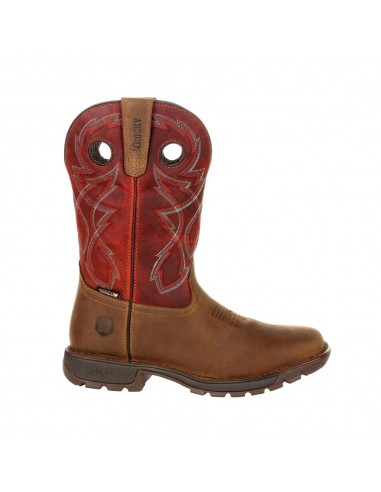 'Rocky' Men's 11" Western Legacy 32 WP Soft Toe - Brown / Red de technologie