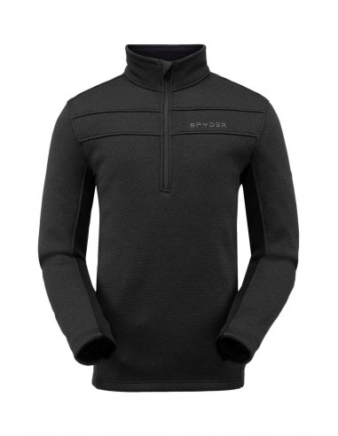 'Spyder' Men's Encore 1/2 Zip Fleece - Black Comment ça marche