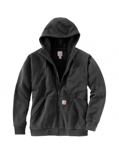 'Carhartt' Men's Rain Defender® Midweight Full Zip Hooded Sweatshirt - Black l'achat 