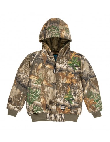 'Berne' Youth Washed Hooded Jacket - Realtree Edge votre