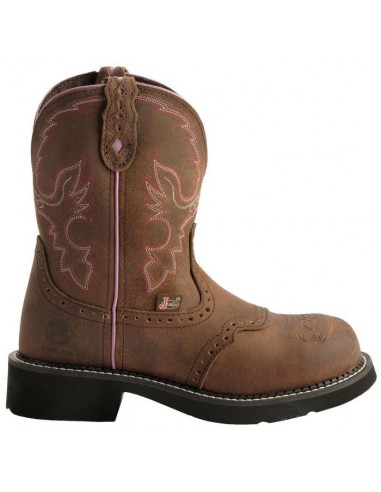 'Justin' Women's 8" Wanette Gypsy™ EH Steel Toe - Aged Bark Economisez 