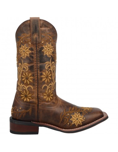 'Laredo' Women's 11" Secret Garden Western Square Toe - Brown En savoir plus