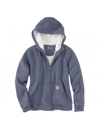 'Carhartt' Women's Clarksburg Sherpa-lined Full Zip Hoodie - Folkstone Gray Heather votre