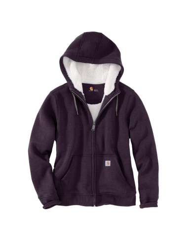 'Carhartt' Women's Clarksburg Sherpa-lined Full Zip Hoodie - Nocturnal Haze Heather ou a consommer sur place