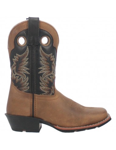 'Dan Post' Children's 8" Rascal Western Square Toe - Aged Bark (Sizes 8.5C-3Y) de la marque