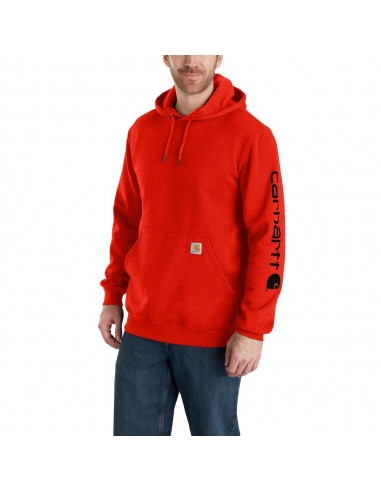 'Carhartt' Men's Midweight Logo Hoodie - Currant Heather chez Cornerstreet bien 