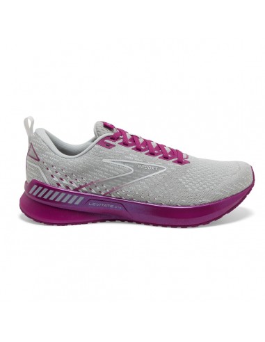 'Brooks' Women's Levitate GTS 5 - Grey / Lavender / Baton Rouge soldes