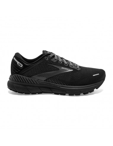 'Brooks' Women's Adrenaline GTS 22 - Black / Black / Ebony brillant des détails fins