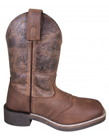 'Smoky Mountain' Youth Brandy Western Square Toe - Brown Oil Distress / Brown soldes