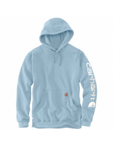 'Carhartt' Men's Midweight Logo Hoodie - Tourmaline Heather commande en ligne