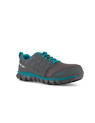 'Reebok' Women's Sublite Cushion ESD SR Alloy Toe - Grey / Turquoise acheter en ligne