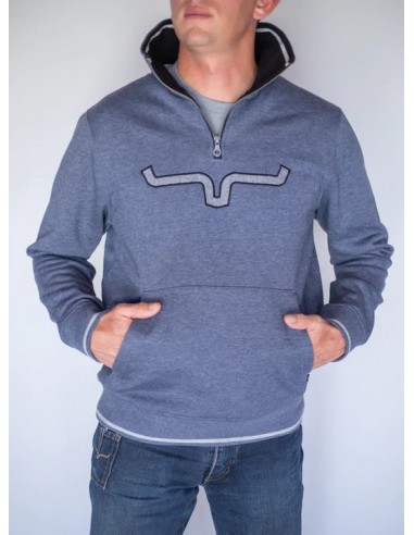 'Kimes Ranch' Men's Filmore 1/4 Zip Pullover - Navy les muscles