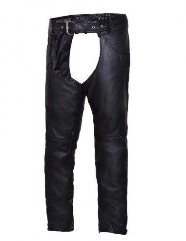 'Unik' Unisex Cowhide Premium Jean Pocket Chap - Black l'achat 