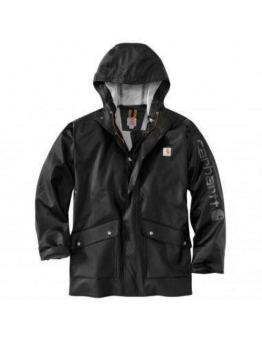 'Carhartt' Men's Midweight Waterproof Rainstorm Jacket - Black la colonne vertébrale