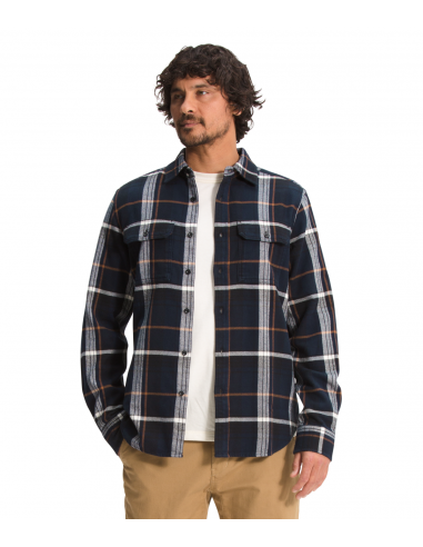 'The North Face' Men's Arroyo Flannel Button Down - Aviator Navy basket pas cher