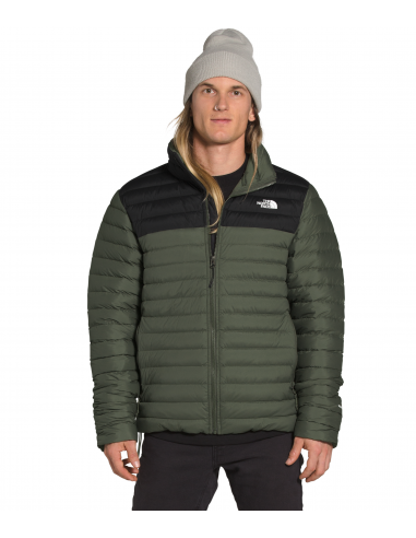 'The North Face' Men's Stretch Down Stowable Jacket - Taupe Green / TNF Black les ligaments