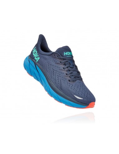 'HOKA' Men's Clifton 8 - Outer Space / Vallarta Blue (Wide) shop