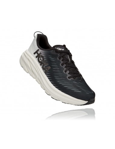 'HOKA' Men's Rincon 3 - Black / White Economisez 