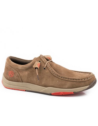 'Roper' Men's 2 Eyelet Suede Chukka - Tan meilleur choix