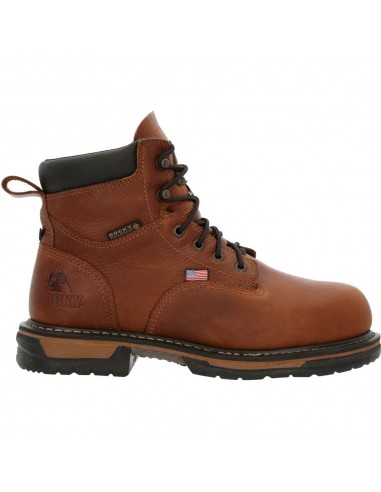 'Rocky' Men's 6" Ironclad MetGuard EH WP Steel Toe - Brown store