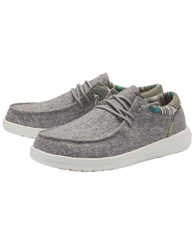 'Hey Dude' Men's Paul Chambray - Grey Jusqu'à 80% De Réduction