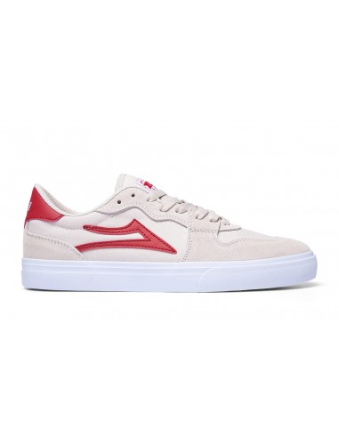 York - White/Red Suede en linge