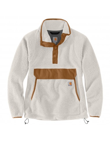 'Carhartt' Women's Fleece 1/4 Relaxed Fit Fleece Jacket - Malt Comparez et commandez 