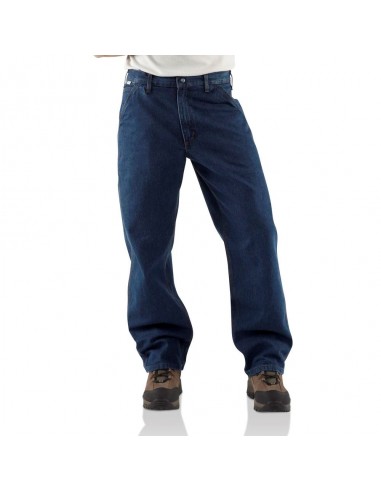 'Carhartt' Men's Flame-Resistant Signature Dungaree - Denim de pas cher