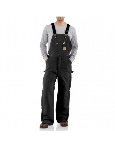 'Carhartt' Men's Loose Fit Quilt Lined Duck Zip-to-Thigh Bob Overall -  Black vous aussi creer 