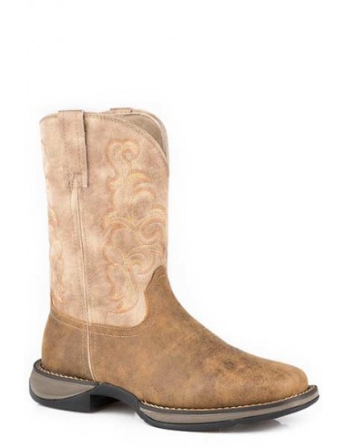 'Roper' Men's 11" Wilder II Western Square Toe Roper - Tan 2 - 3 jours ouvrés.