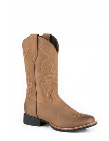 'Roper' Women's 11" Wilder Western Square Toe - Tan Le MVP de beaucoup